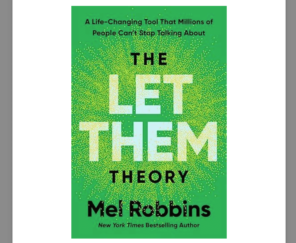 Let them theory book cover, bright green